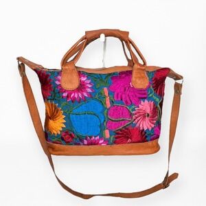 Multicolor Embroidered‎ Shoulderbag